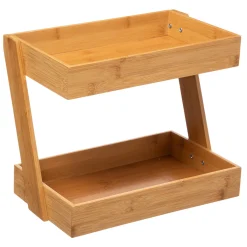 5five Encimera Y Lavavajillas>Estantería De Bambú Con 2 Baldas