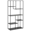 atmosphera Estantes Y Cómodas|Estilo Industrial>Estantería De Metal Negra 90x35x180Cm