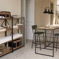 atmosphera Estantes Y Cómodas|Estilo Industrial>Estantería Edena C/4 Baldas 90x35x141Cm