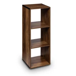 5five Módulo De Mezcla>Estantería marrón oscuro con 3 cubos MIXMODUL