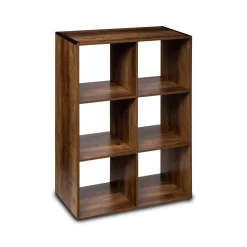 5five Módulo De Mezcla>Estantería marrón oscuro con 6 cubos MIXMODUL