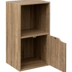 Estantes Y Cómodas>Estantería Mix Natural Con Puerta