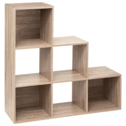 Armarios, Estantes Y Estanterías.>Estantería MIXMODUL natural con 6 módulos