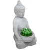 atmosphera Portavelas Y Candelabros|Estilo Oriental>Estatua De Buda Con Vela 8x8.5x15Cm