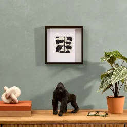 atmosphera Accesorios|Estilo Étnico>Estatua Gorila Negro Resina 37Cm