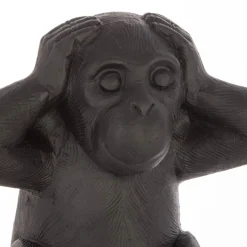 atmosphera Accesorios|Estilo Étnico>Estatua Mono Sabio Sordo 19.5x14x24Cm