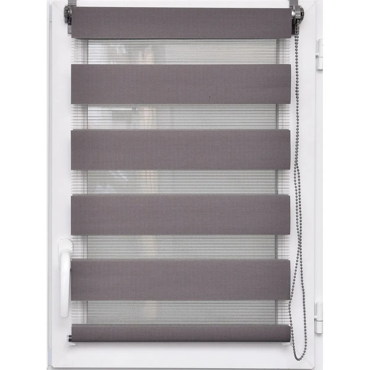 Cortinas>Estor De Tela Noche/Día Gris 117x180Cm