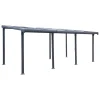 hespéride Pérgolas>Extensión pérgola ENOLIE graphite de aluminio