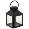 atmosphera Farolillos|Estilo Industrial>Farol de metal negro WINY