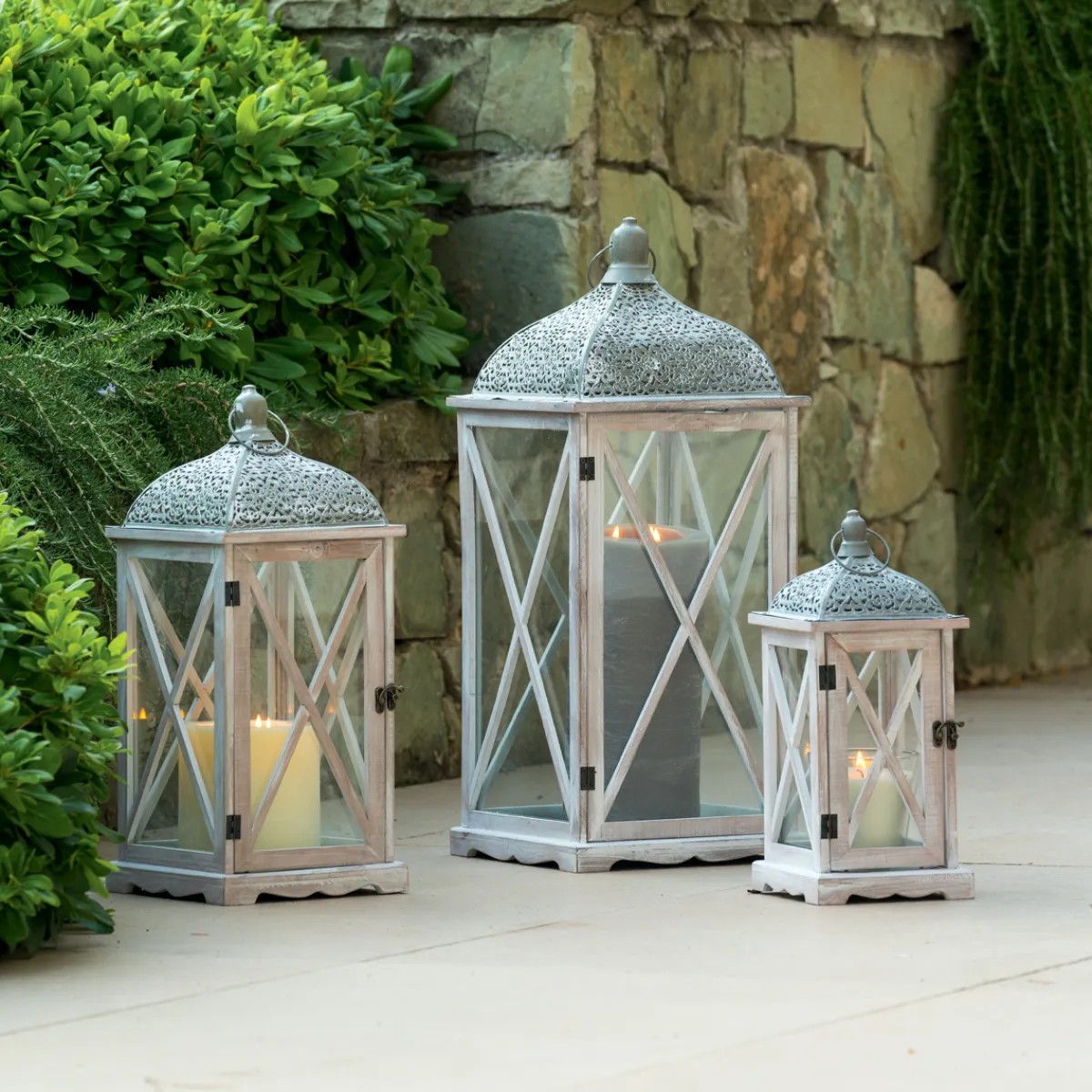 atmosphera Farolillos|Estilo Rústico>Farol Folkdream 16.5x16x37.5Cm