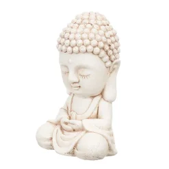 Accesorios>Figura de Buda sentado blanca 34cm