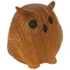 atmosphera Accesorios>Figura decorativa búho marrón claro 12cm