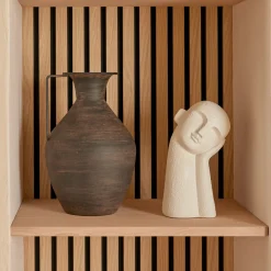 atmosphera Accesorios>Figura en forma de rostro WONJ blanca