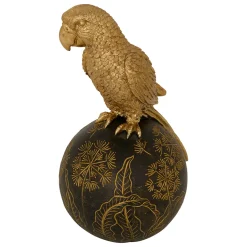 atmosphera Accesorios>Figura pájaro BELLI dorado 19cm