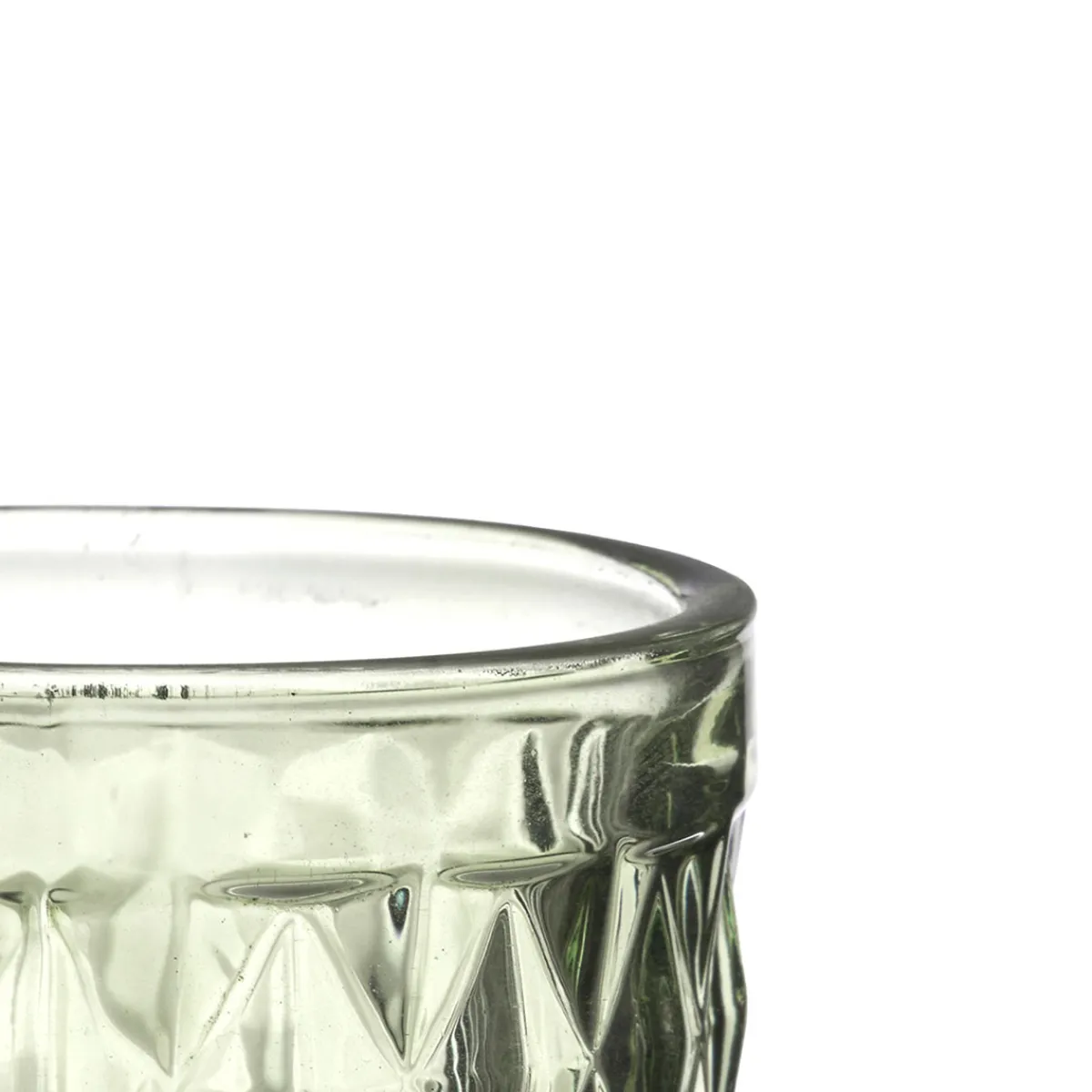 Copas>Flauta De Cava Diamante De Vidrio Verde 175ml