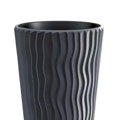 Complementos>Florero Sandy Slim Antracita 62x35Cm