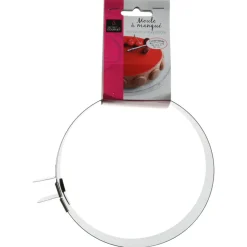 secret d'gourmet Moldes Y Otros Utensilios De Cocina>Forma Redonda Metálica Extensible