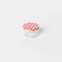 Cajas Y Frascos>Frasco de vidrio c/tapa decorada 100cc