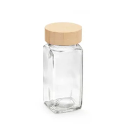 Cajas Y Frascos>Frasco Para Especias Con Tapa De Bambú