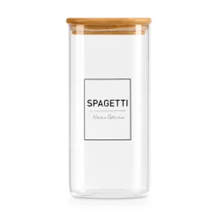 Cajas Y Frascos>Frasco Para Pasta Con Tapa De Bambú 2.1l