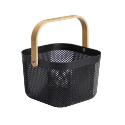 Fruteros>Frutero negro de madera