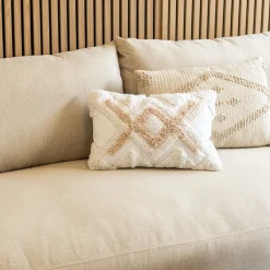 atmosphera Cojines Y Fundas Decorativas>Funda De Cojín Marfil 30x50Cm