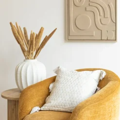 atmosphera Cojines Y Fundas Decorativas>Funda De Cojín Shine Blanco 40x40Cm