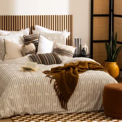 atmosphera Edredones Y Colchas>Funda nórdica y fundas de cojín DOBBY KAIN