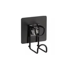 Accesorios De Baño>Gancho Para Baño De Metal Con Adesivo Negro