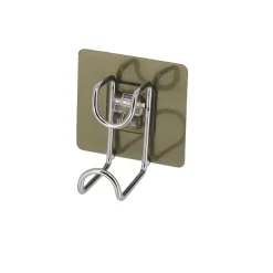 Toalleros>Gancho P/Baño C/Adhesivo Acero Inox.