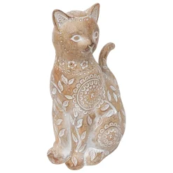 atmosphera Accesorios>Gato decorativo LINDO beige 18,5cm