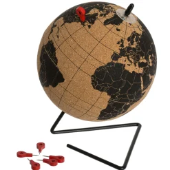 atmosphera Accesorios>Globo Terráqueo De Corcho 15x20Cm