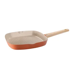 Sartenes, Parrillas Y Woks>Grill NATURIT terracota 28cm