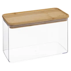 5five Cajas Y Frascos>Hermético ESKE apilable con tapa de bambú