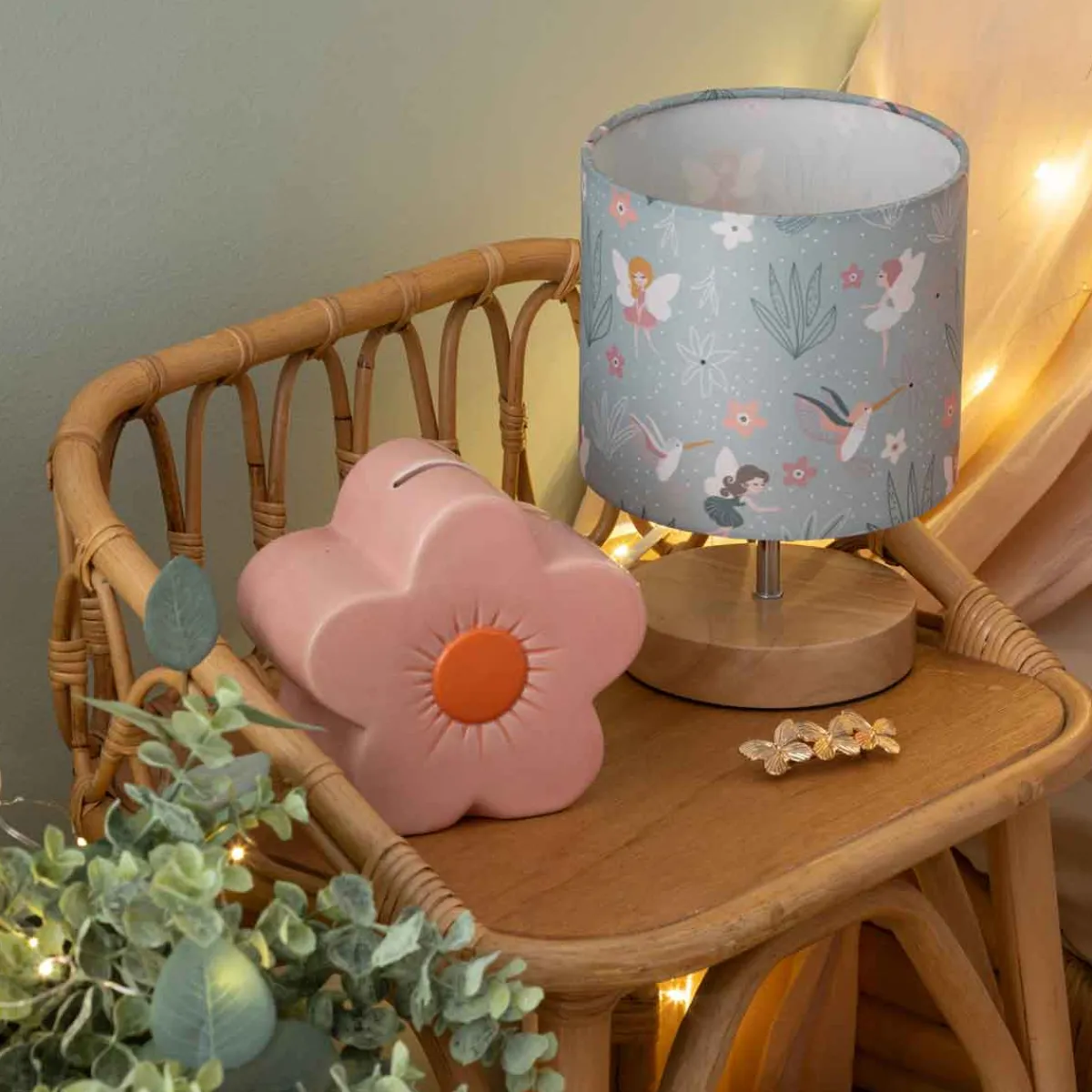 Niños atmosphera4kids Accesorios Decorativos>Hucha en forma de flor FORET ENCHANTEE rosa