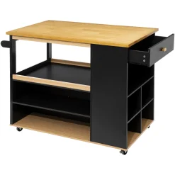 atmosphera Muebles Y Carros De Apoyo>Isla De Cocina C/Ruedas 110x70x90Cm