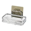 Accesorios De Lavabo>Jabonera C/Adhesivo Acero Inoxidable