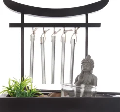 atmosphera Accesorios|Estilo Oriental>Jardín Zen Con Campanas 15x12x16.5Cm