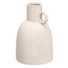 Jarrones Y Vasos>Jarrón blanco de cerámica 25.5cm