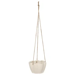 atmosphera Jarrones Y Vasos|Estilo Rústico>Jarrón colgante WILD ROMANCE de cerámica blanca