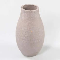 Jarrones Y Vasos>Jarrón Craft Rústico Gris 26Cm