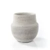 Jarrones Y Vasos|Estilo Rústico>Jarrón SABRE gris de barro 14cm