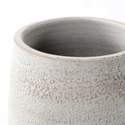 Jarrones Y Vasos>Jarrón SABRE gris de barro 27cm