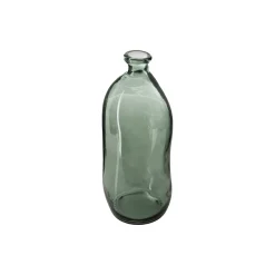 atmosphera Jarrones Y Vasos|Estilo Industrial>Jarron Uly Verde De Vidrio Reciclado 35cm