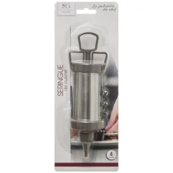 secret d'gourmet Moldes Y Otros Utensilios De Cocina>Jeringa De Pastelería Inox. +3 Boquillas