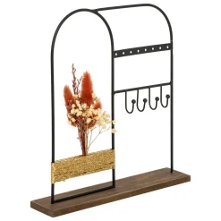 atmosphera Accesorios|Estilo Contemporaneo>Joyero De Madera Y Metal Negro