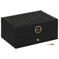 Accesorios>Joyero negro de mdf