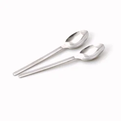 Cuchillería>Juego 2 Cucharas De Postre Linea