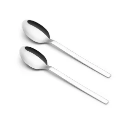 Cuchillería>Juego 2 Cucharas De Postre Linea