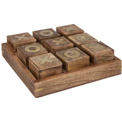 atmosphera Accesorios|Estilo Contemporaneo>Juego 3 En Raya Decorativo 23x23Cm